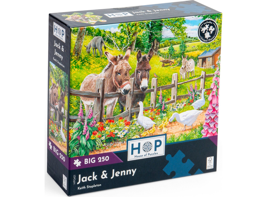 HOP Puzzle Jack a Jenny BIG 250 dílků