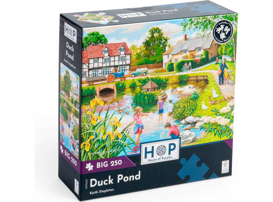 HOP Puzzle Kachní rybník BIG 250 dílků