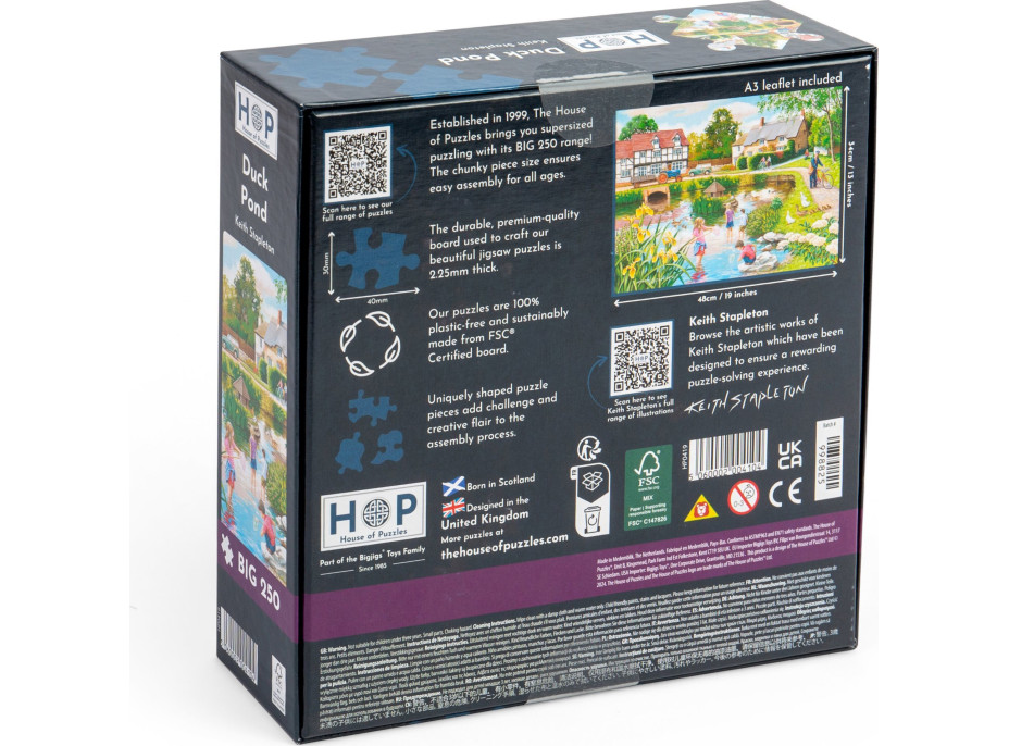 HOP Puzzle Kachní rybník BIG 250 dílků