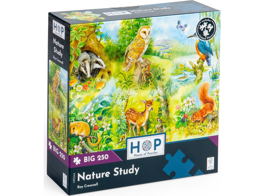 HOP Puzzle Studium přírody BIG 250 dílků