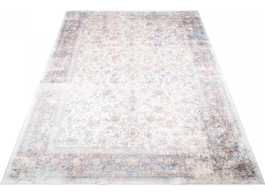 Kusový koberec VICTORIA Samsun - krémový/hnědý