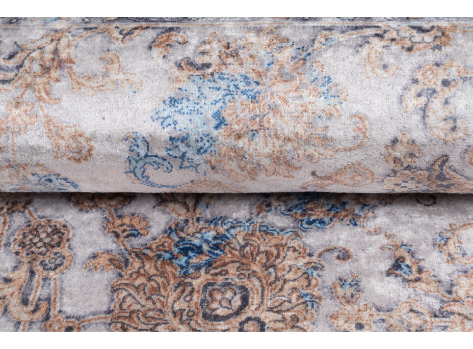 Kusový koberec VICTORIA Samsun - krémový/hnědý