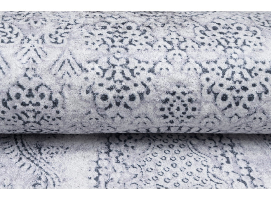 Kusový koberec VICTORIA Mersin - bílý/šedý