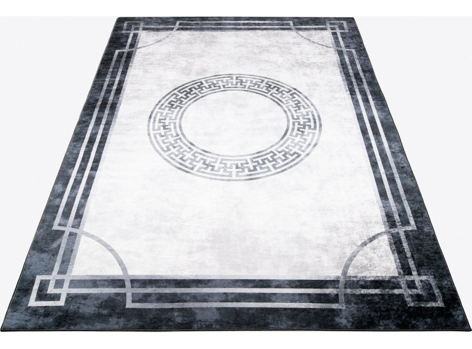 Kusový koberec VICTORIA Tarsus - bílý/černý