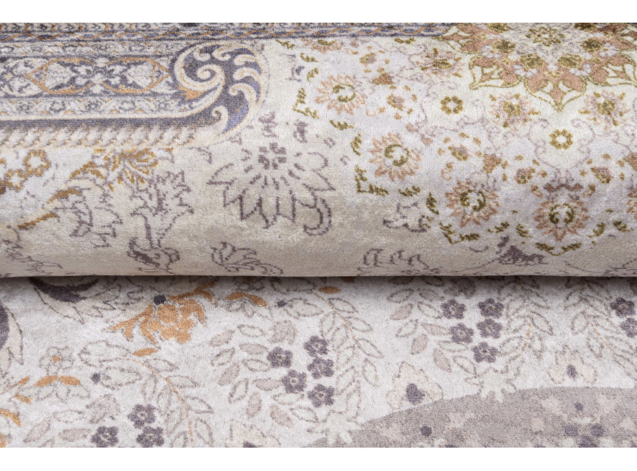 Kusový koberec VICTORIA Konya - krémový/šedý