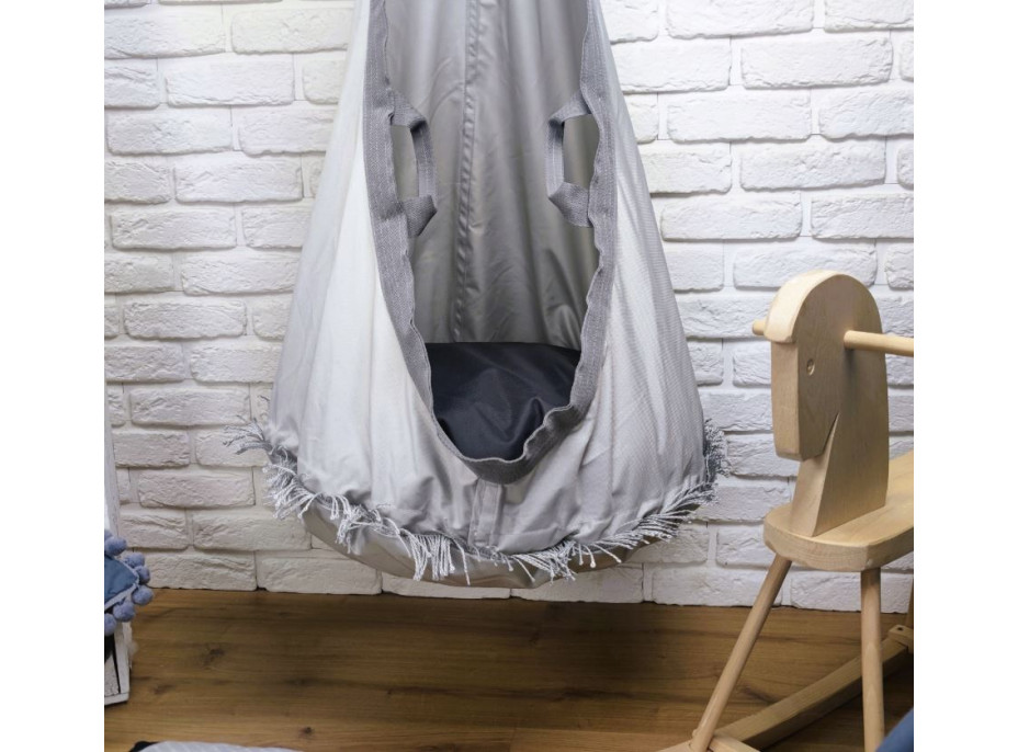 Závěsný vak LILI - šedý