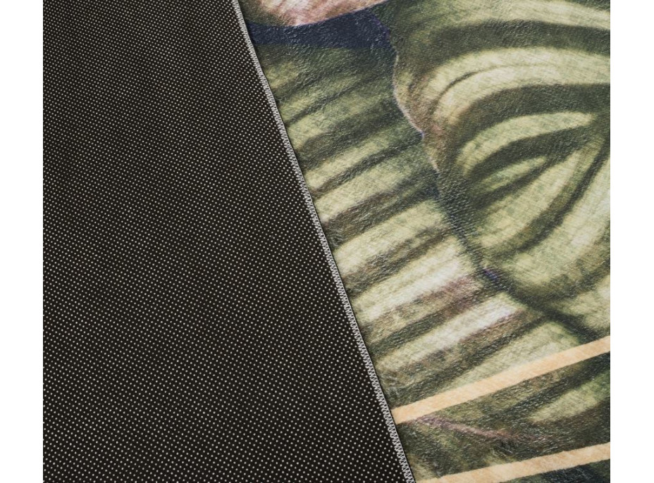 Kusový koberec FLANNEL PRINTED - Listy