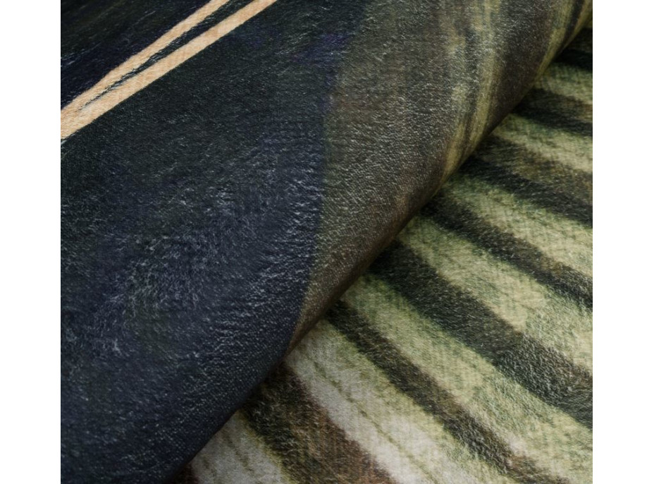 Kusový koberec FLANNEL PRINTED - Listy