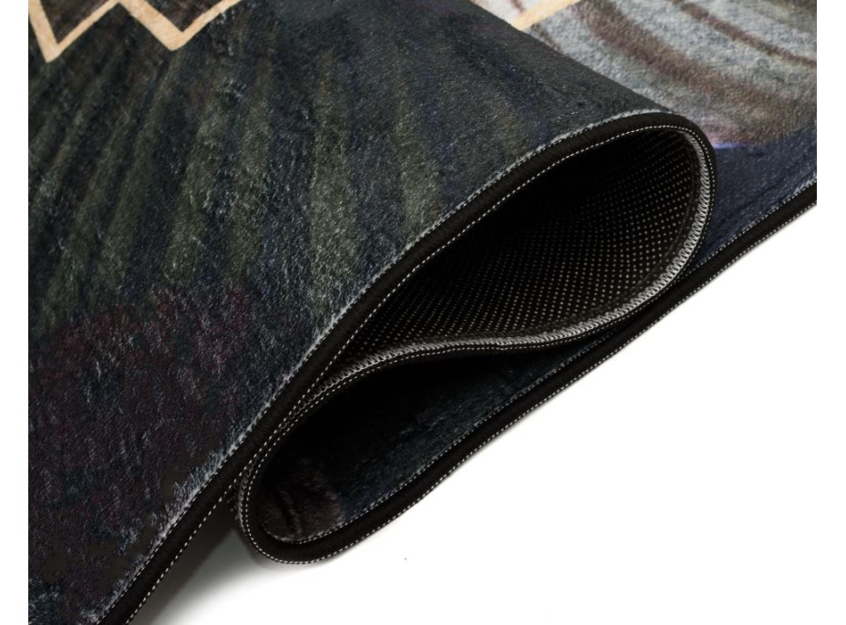 Kusový koberec FLANNEL PRINTED - Listy