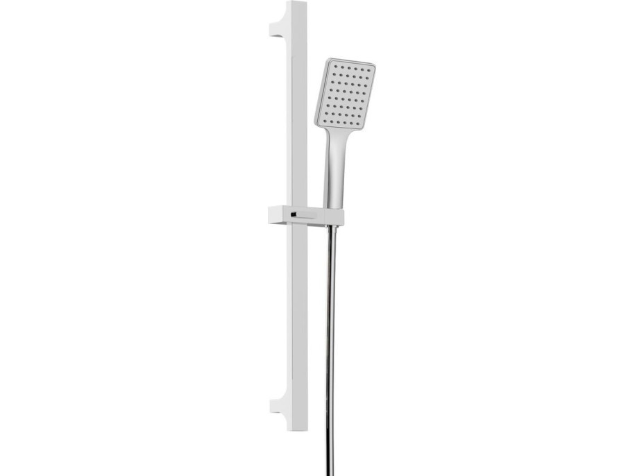 Sapho Sprchová souprava hranatá, posuvný držák 680mm, chrom SC815