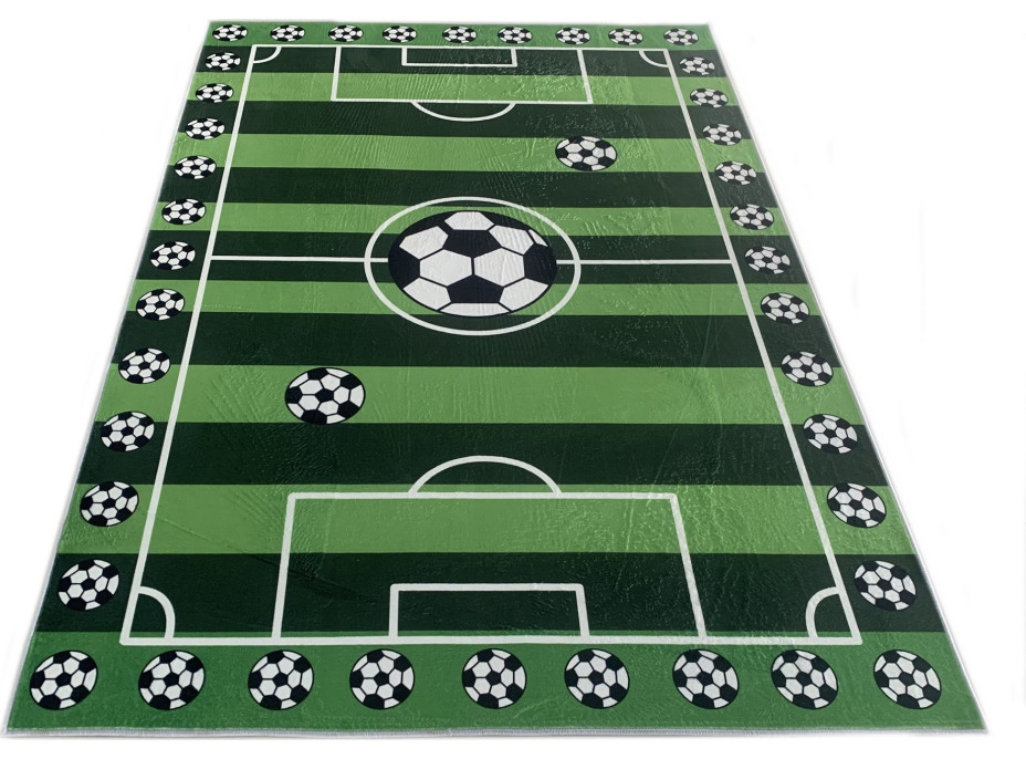 Dětský kusový koberec FLANNEL PRINTED - Fotbal