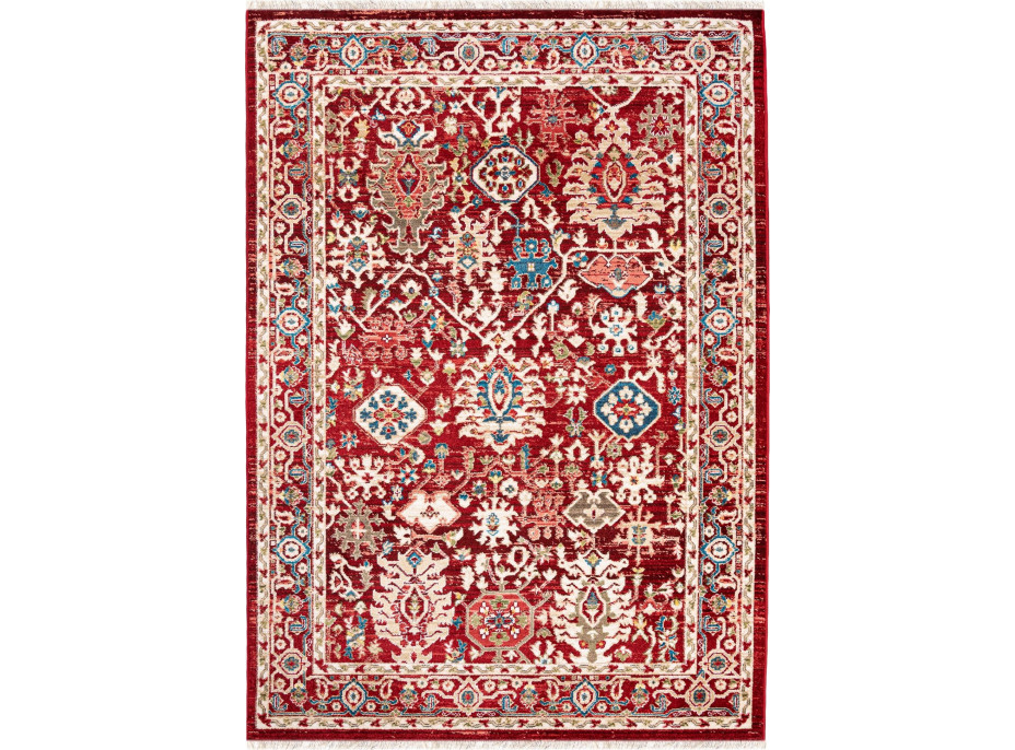 Kusový koberec RIVOLI Bergama - červený