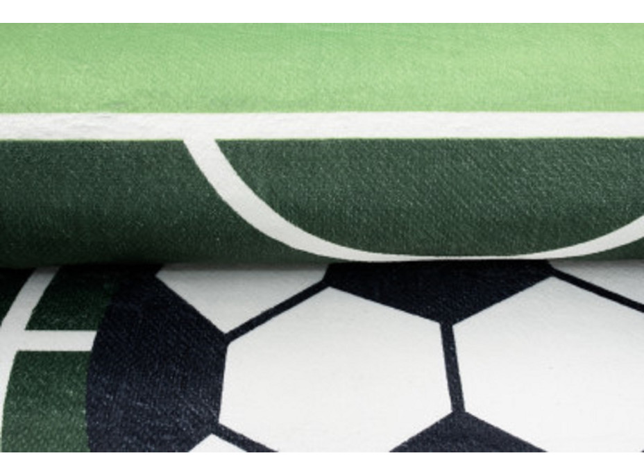 Dětský kusový koberec FLANNEL PRINTED - Fotbal