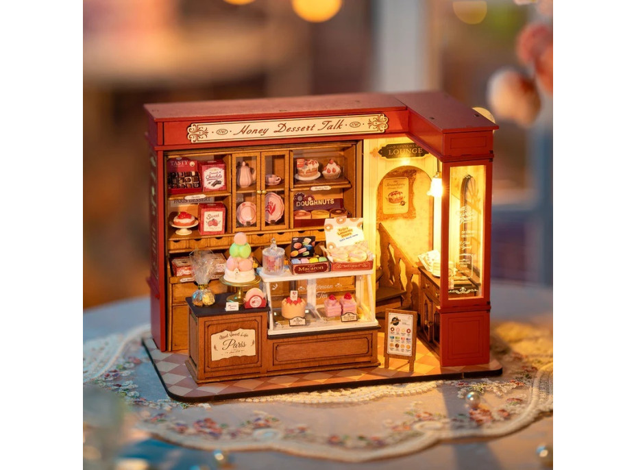 RoboTime Miniatura domečku Medová cukrárna