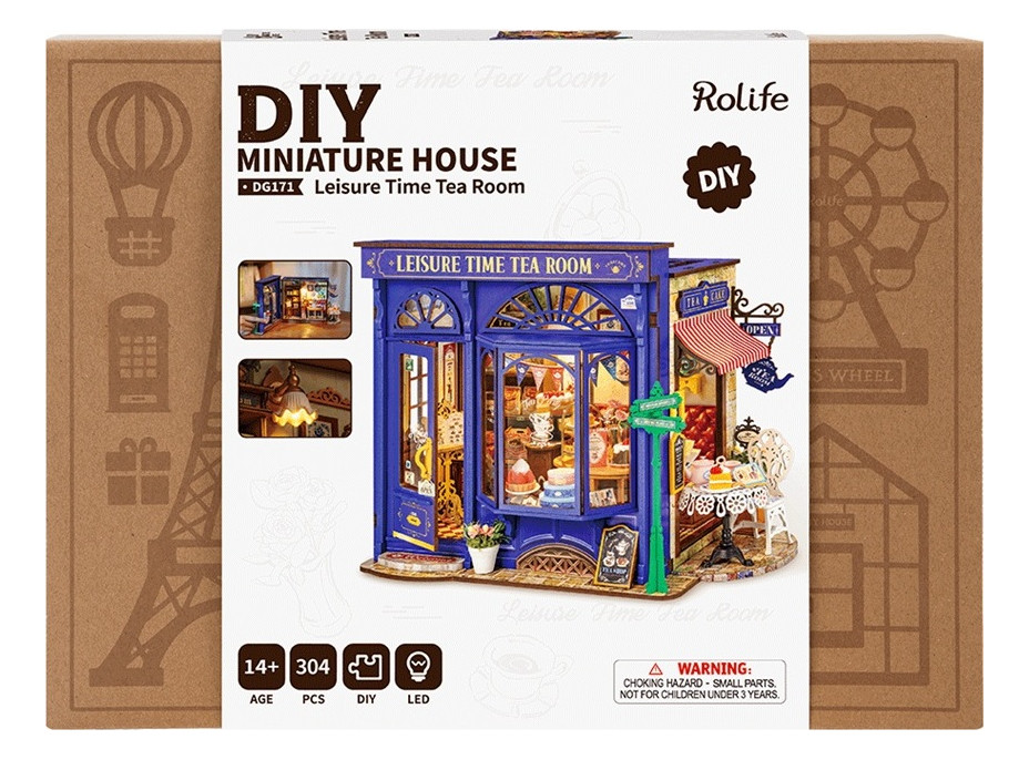 RoboTime Miniatura domečku Čajovna pro chvíle pohody
