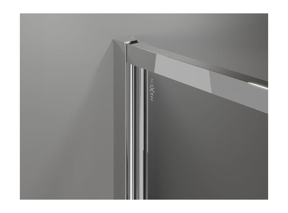 Sprchové dveře MEXEN EXO křídlové 70 cm - čiré - chromové - 817-070-000-01-00