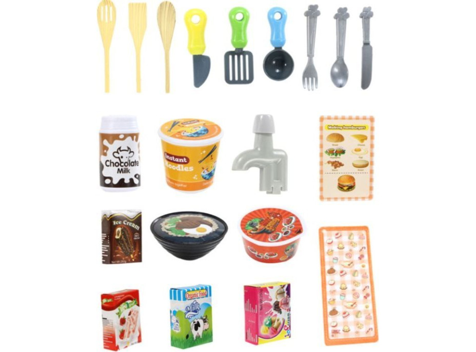 ECOTOYS Kuchyňka se zvuky a světly - růžová