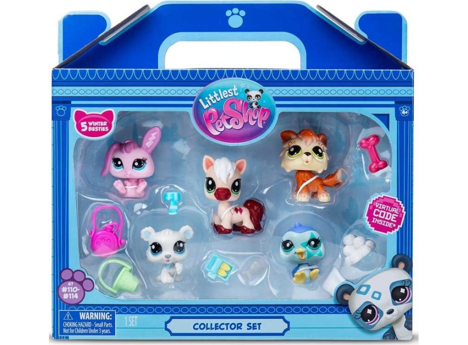 Hasbro Littlest Pet Shop LPS Set zimních zvířátek 5ks