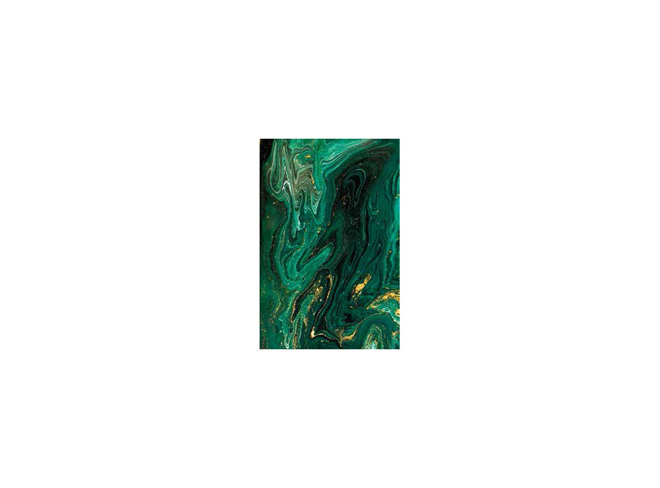 Kusový koberec TOSCANA Malachite - zelený/zlatý