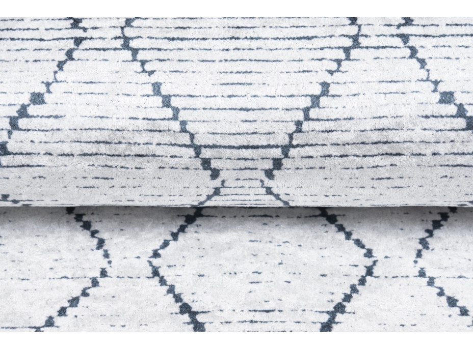 Kusový koberec TOSCANA Net - šedý