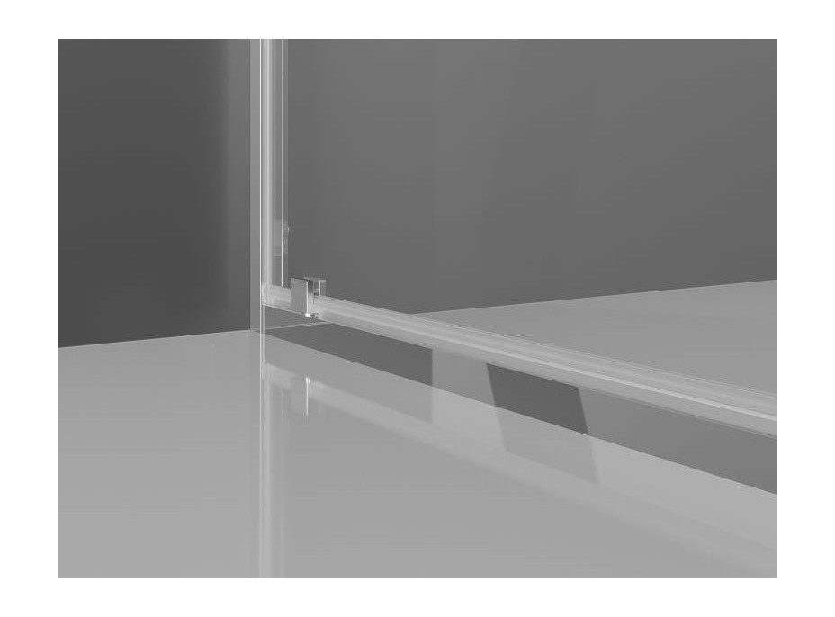 Sprchové dveře MEXEN EXO pivotové 95 cm - čiré - chromové - 8181-095-000-01-00