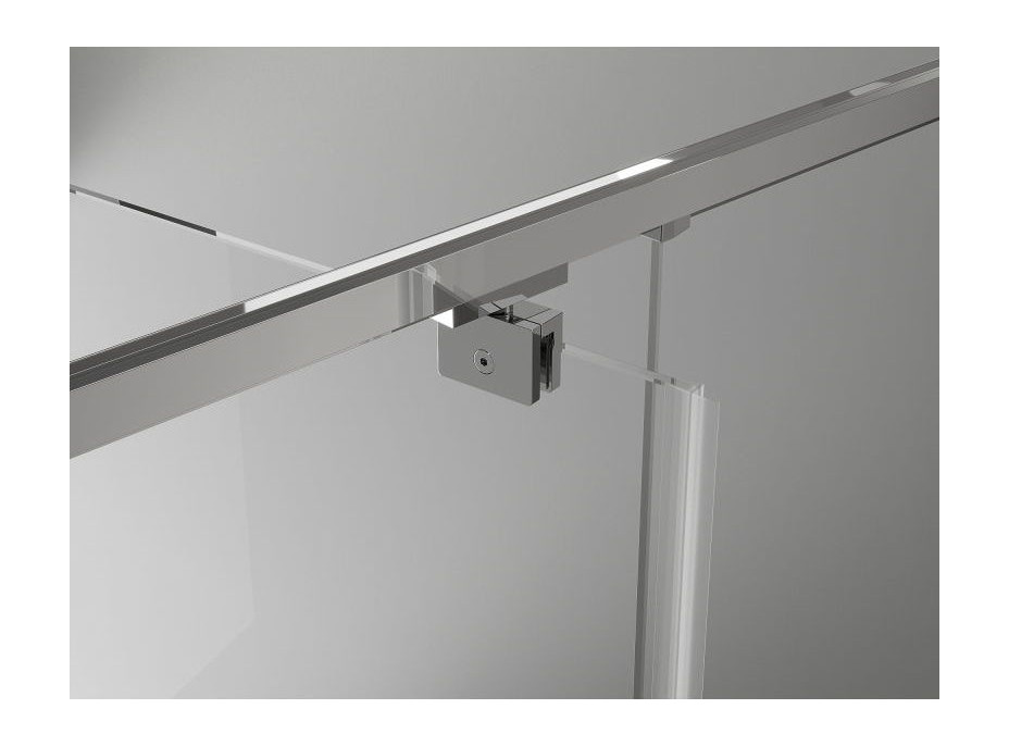Sprchové dveře MEXEN EXO pivotové 65 cm - čiré - chromové - 8181-065-000-01-00