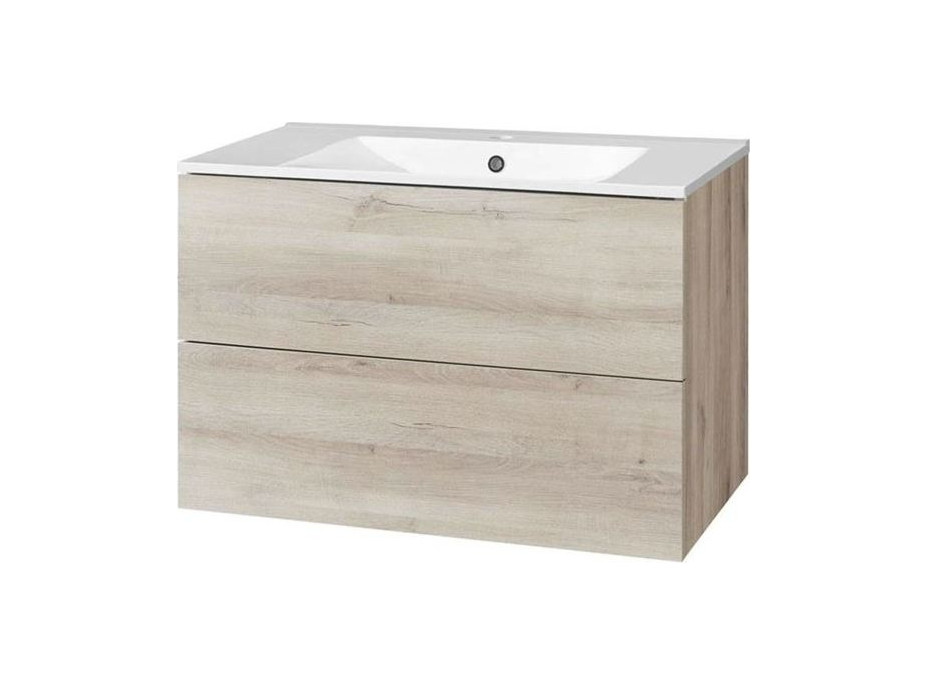 Koupelnová skříňka bez umyvadla AIRA 81 cm - Dub Kronberg