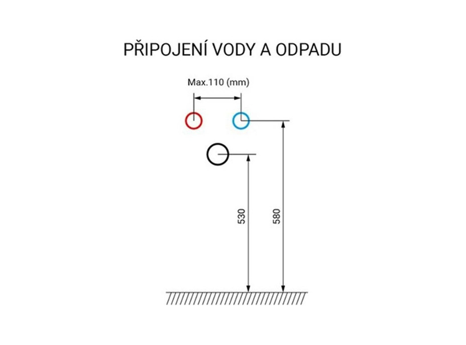 Koupelnová skříňka bez umyvadla AIRA 81 cm - Dub Kronberg