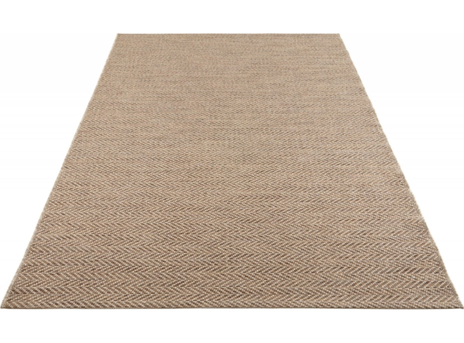 Kusový koberec Brave 103615 natural Brown z kolekce Elle – na ven i na doma