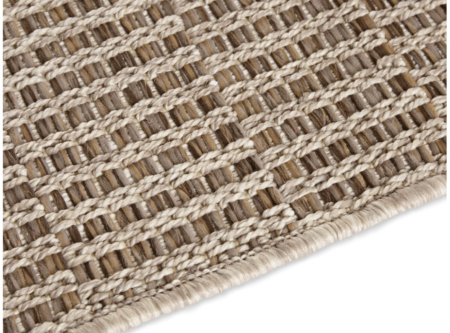 Kusový koberec Brave 103610 Natural Brown z kolekce Elle – na ven i na doma