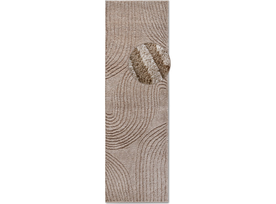 Běhoun Gallery 106084 Beige z kolekce Elle