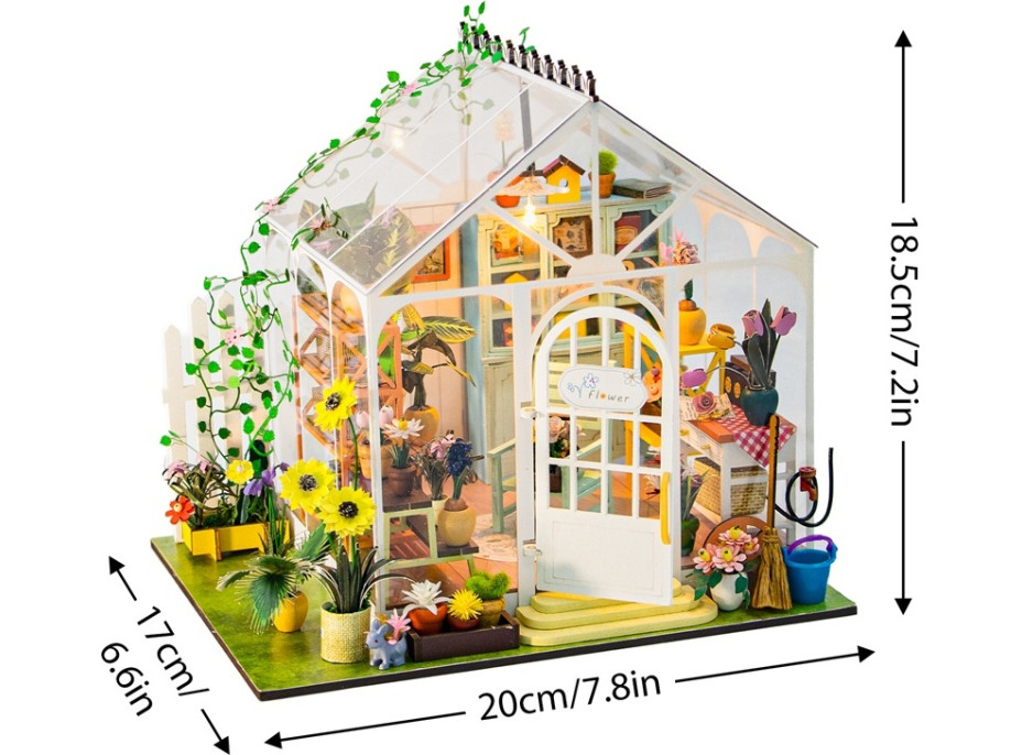 2Kids Toys miniatura domečku Rozkvetlý altánek