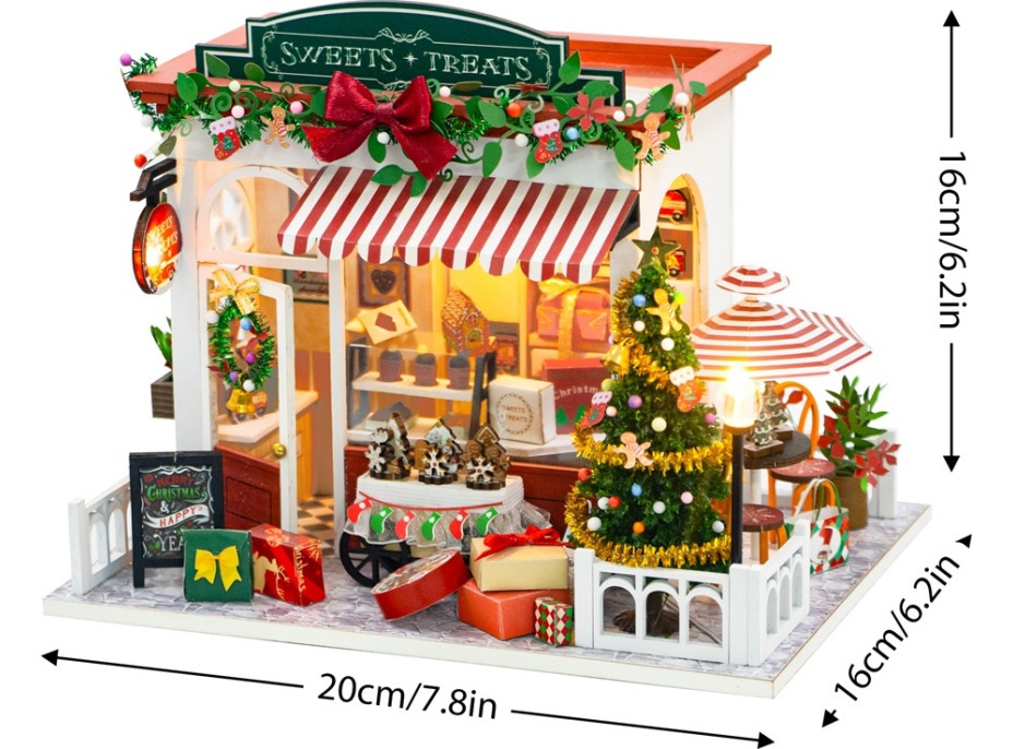 2Kids Toys miniatura domečku Vánoční cukrárna