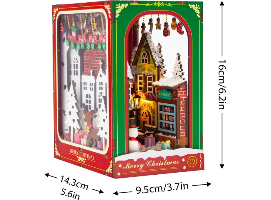 2Kids Toys Zarážka na knihy Bílé Vánoce