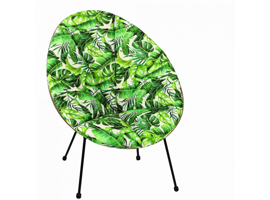 Voděodolný podsedák do zahradního křesla ACAPULCO 91x72 cm - Jungle
