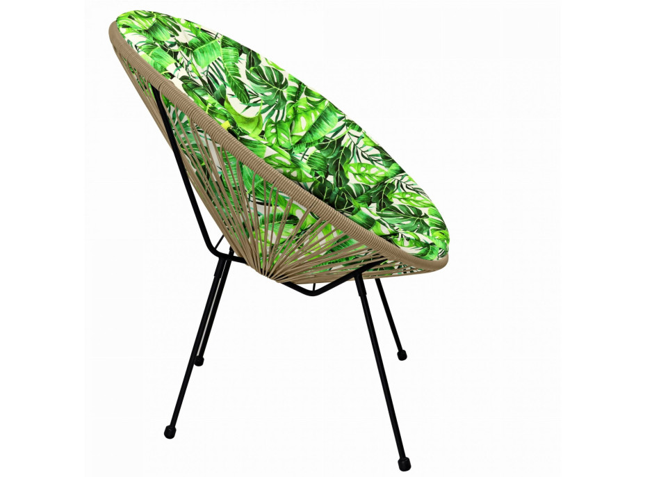 Voděodolný podsedák do zahradního křesla ACAPULCO 91x72 cm - Jungle