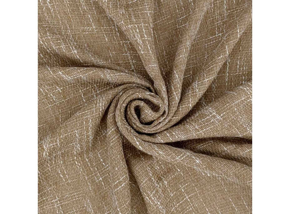 Ubrus LOOM 140x260 cm - hnědý