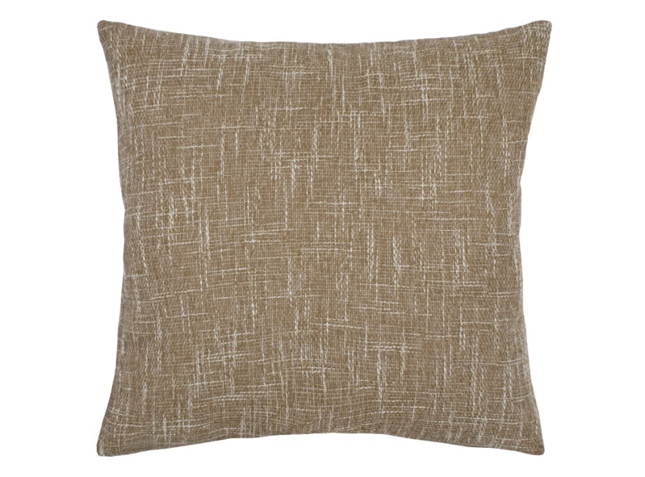 Povlak na polštář LOOM 40x40 cm - hnědý