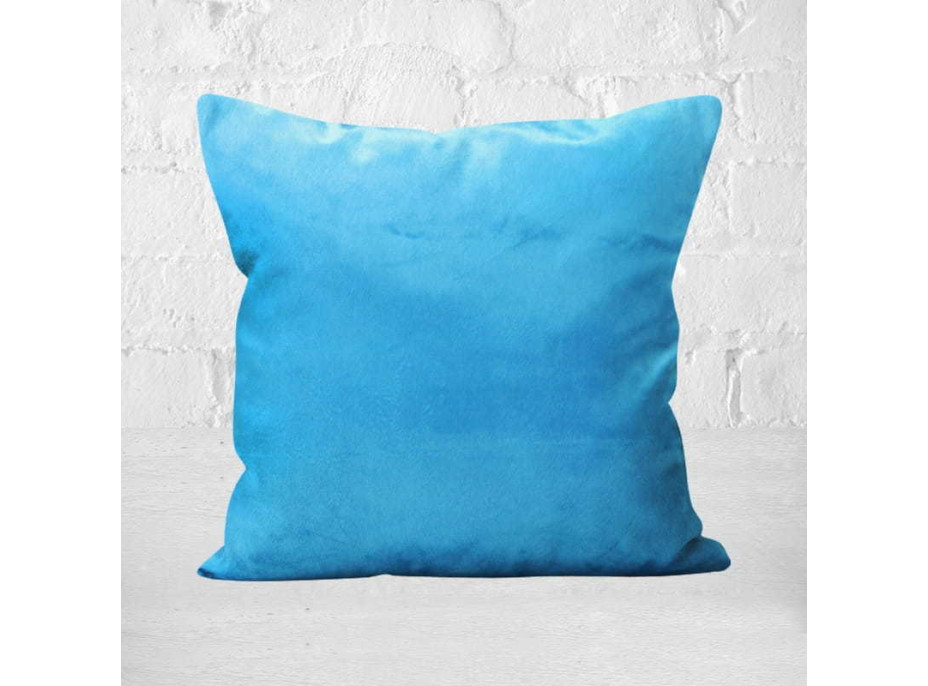 Povlak na polštář TAYLOR VELVET 60x60 cm - modrý