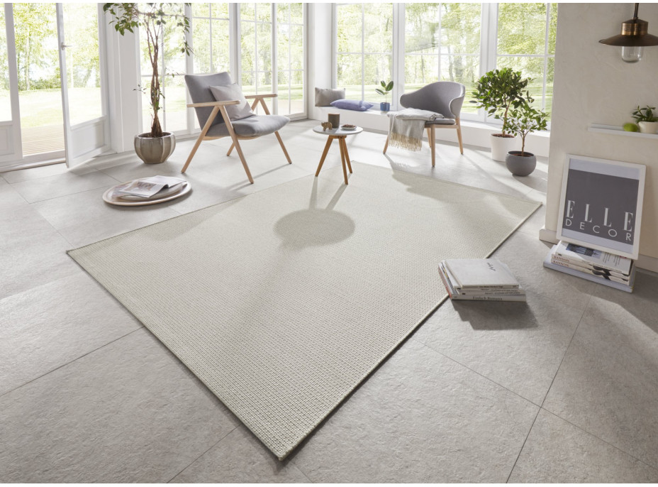 Kusový koberec Secret 103555 Beige, Taupe z kolekce Elle – na ven i na doma