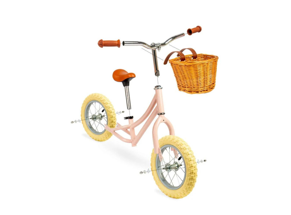 Bigjigs Toys Balanční odrážedlo růžové