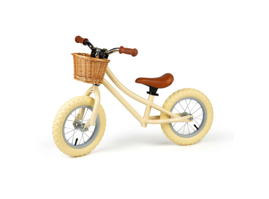 Bigjigs Toys Balanční odrážedlo krémové