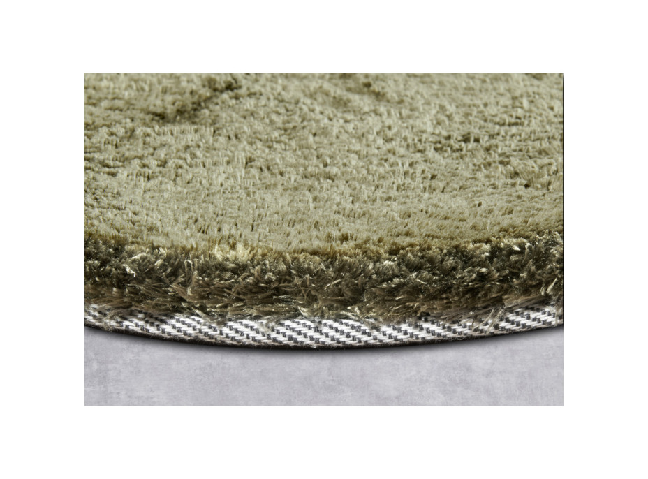 Kusový koberec Cosy 106109 Green kruh z kolekce Elle