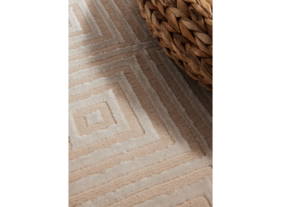 Kusový koberec Perles 106183 Cream Beige z kolekce Elle