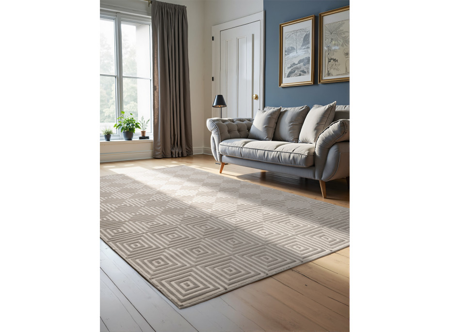 Kusový koberec Perles 106184 White Cream z kolekce Elle