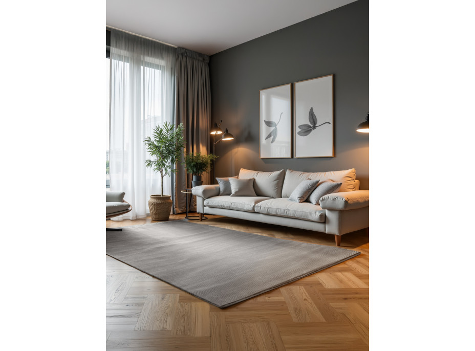 Kusový koberec Perles 106186 Cream Grey z kolekce Elle