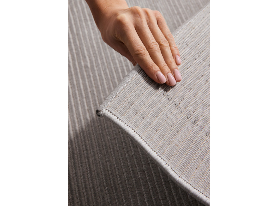 Kusový koberec Perles 106186 Cream Grey z kolekce Elle