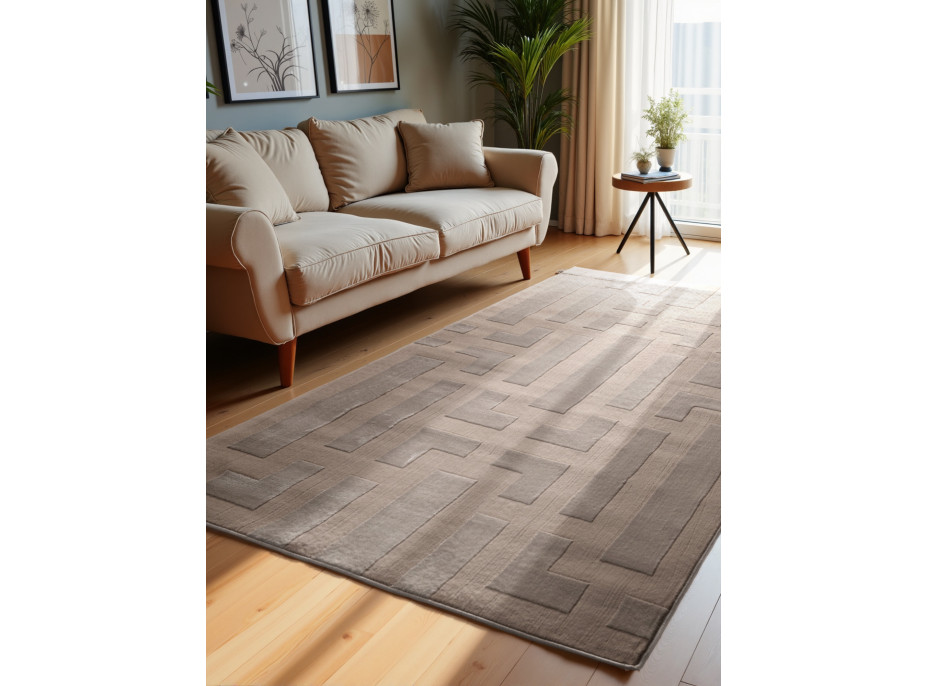 Kusový koberec Perles 106189 Beige Cream z kolekce Elle