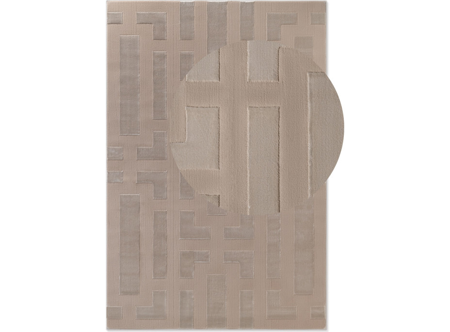Kusový koberec Perles 106189 Beige Cream z kolekce Elle
