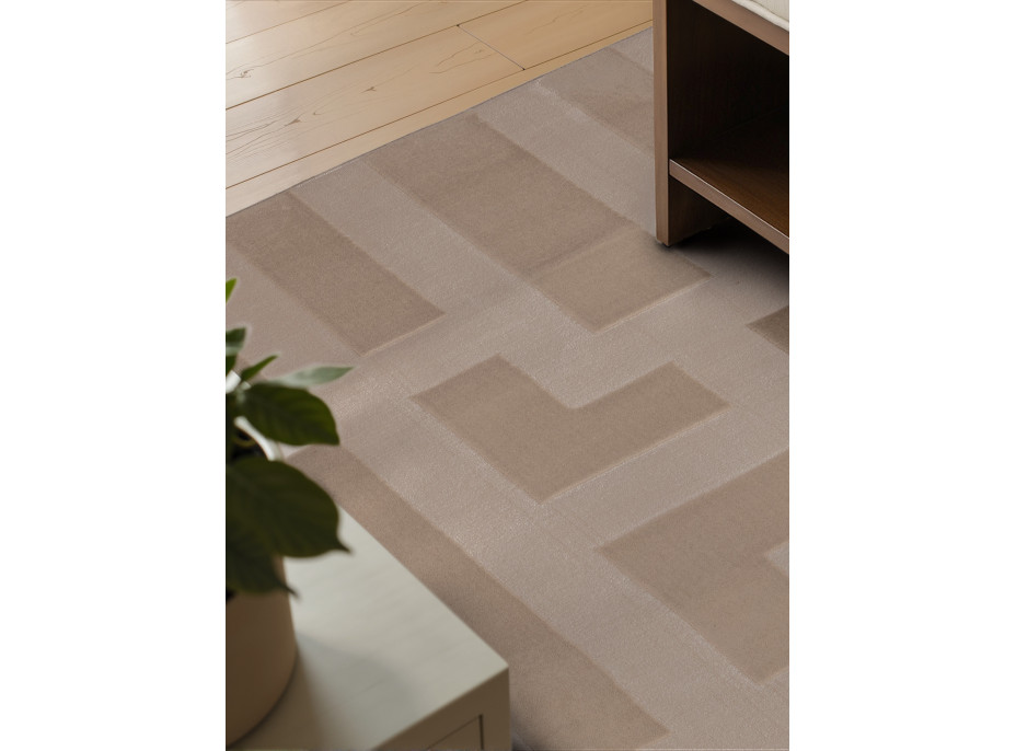 Kusový koberec Perles 106189 Beige Cream z kolekce Elle
